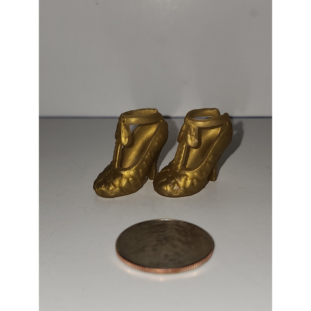 Disney Princess Elena Royal Shimmer Doll Replacement Gold Heels Shoes